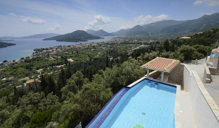 View from Villa Kyparissi, Lefkas