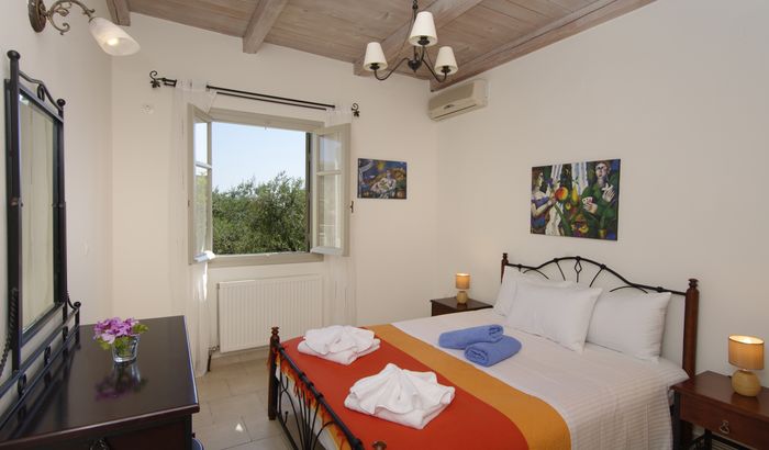 Bedroom, Villa Daphne, Stoupa