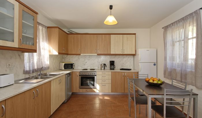 Kitchen, Villa Daphne, Stoupa