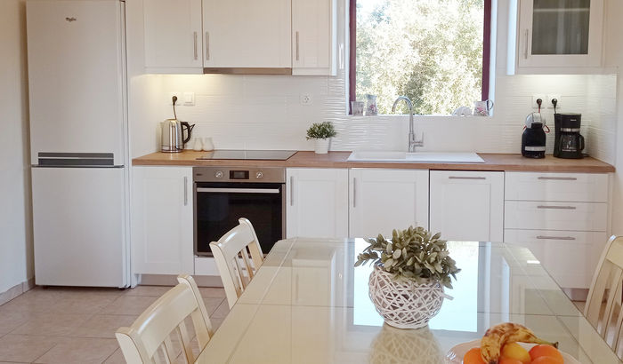 Kitchen, Villa Katia, Lefkas