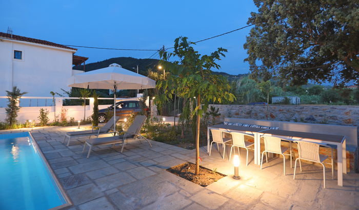 Terrace, Villa Livadi, Skopelos