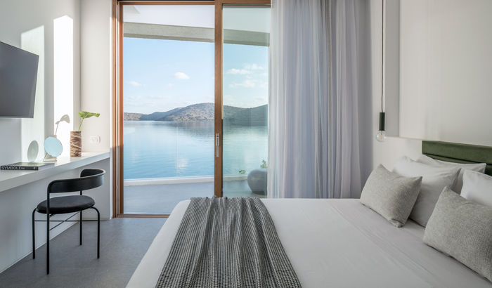 Bedroom, Villa Mimaze, Elounda, Crete