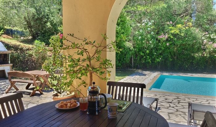 Terrace, Villa Pascalia, Corfu