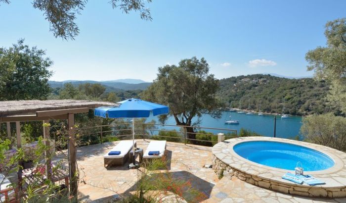 Pool and terrace, Villa Shamballa, Meganissi