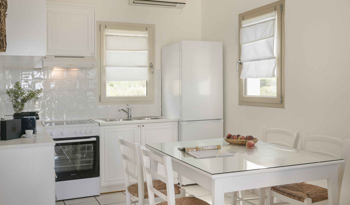 Dining area and kitchen, Villa Summer, The Seasons Villas, Svoronata, Kefalonia